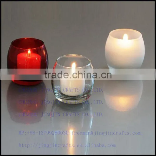 Cone Amber Colored Glass Candle Holder With Flat Lid photo-3