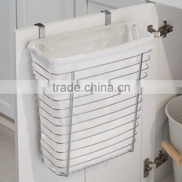 China Rectangle Metal Wire Hanging Towel Basket Over the Cabinet Basket photo-6