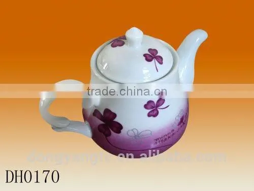 Factory Direct Manufacturer Wholesale Color Glazed Painting 600ml Porcelain Ceramic Chinese Tea Pot photo-5