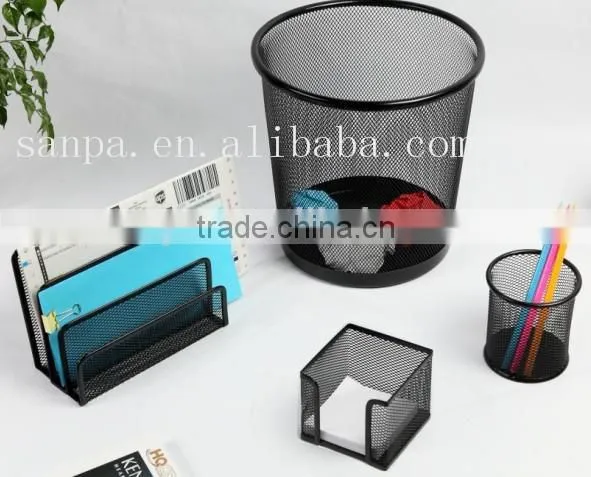 Hot Sales Metal Wire Mesh Office Stationery Gift Set For Promotion photo-2