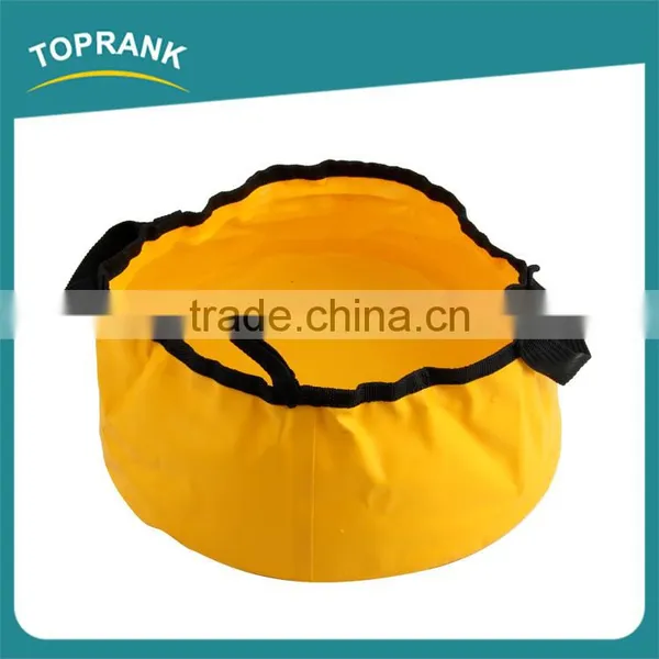 Custom Color Portable Water Basins Outdoor Camping PVC Material Folding Wash Basin photo-2