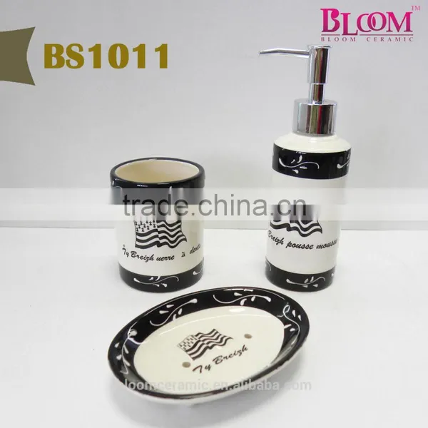 Ceramic Cheap Bathroom Accessories Sets photo-5