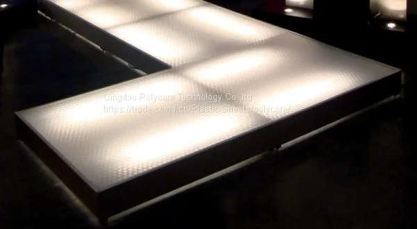 Fire-retardant Waterproof Light Transmission Honeycomb Floor Panel photo-4