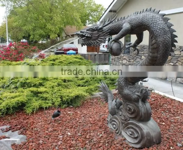 Antique Home Decor Bronze Dragon Fountain photo-2