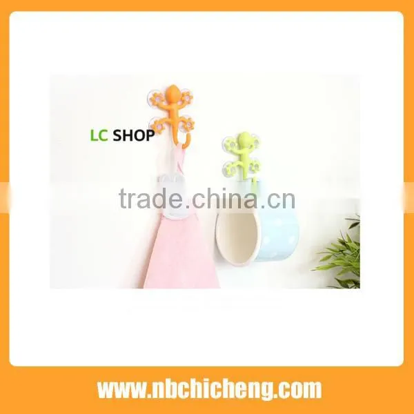 Wholesale Factory Custormized Cute Cartoon Animal Silicone Sucker Hook/ Silicone Suckers photo-3