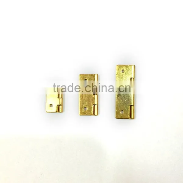Mini Beauty Solid Brass Hinges For Jewelry Box / Wholesale Brass Mini Hinge For Wooden Box photo-6