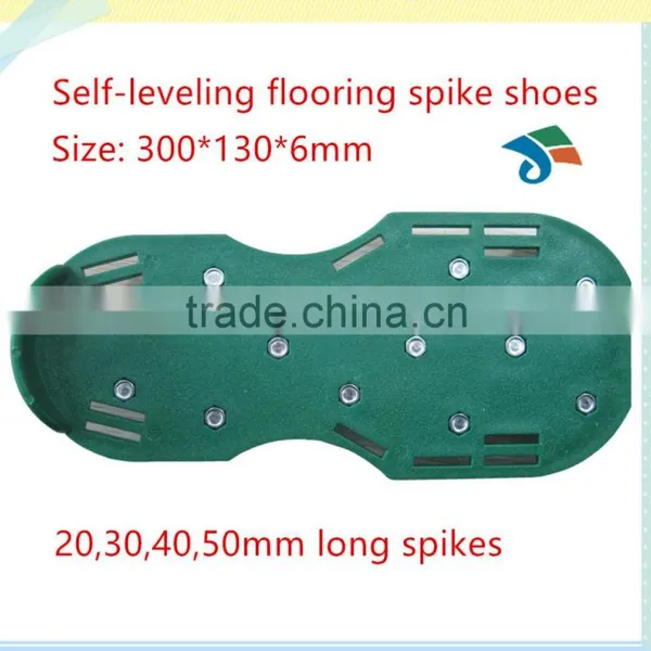 20,30,40,50mm Long Spike Self-leveling Flooring Spike Aerating Shoes