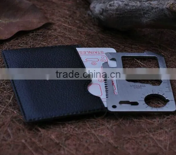 2016 New Outdoor Camping Tool Card Knife Large Swiss Multifunction Credit Card photo-2