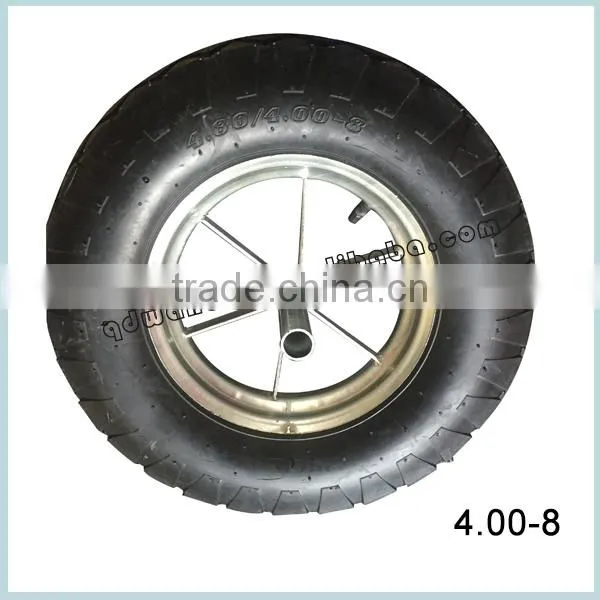 Made in China Small Wheelbarrow Wheels With Tires photo-2