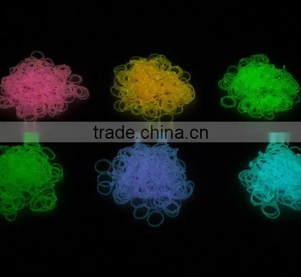 DIY LOOM BANDS BRACELET MAKING KIT INCLUDES 300 Colorful RUBBER BANDS LOOM CLIPS photo-3