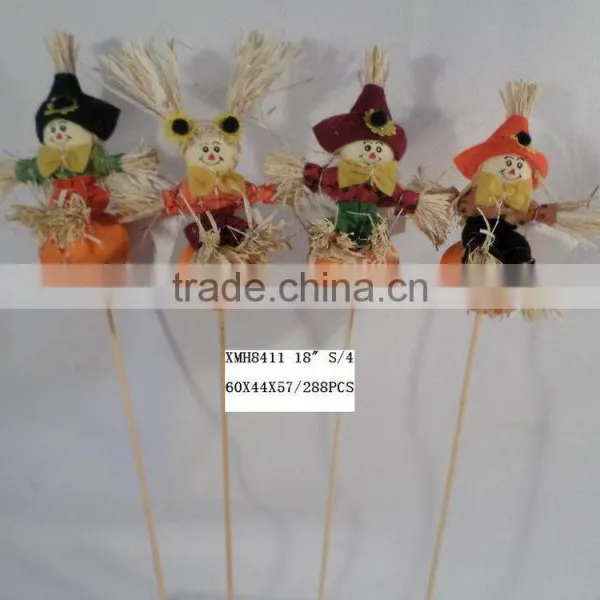 Cute Scarecrow With Stick Gift for Hollewen photo-4