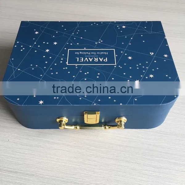 Classical White Children Memory Gift Suitcase Box With Handle photo-5