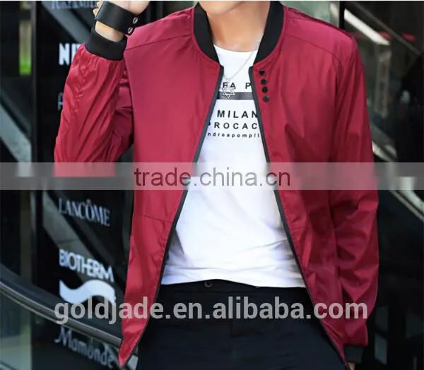2016 New Style Customized Manufactorying Thicker Winter Autumn Spring Baseball Jackets for Men photo-2