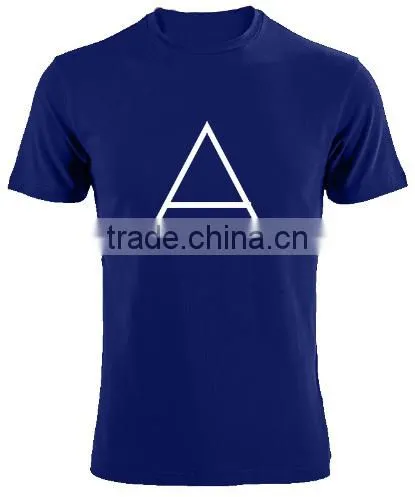 2016 100% Cotton T Shirt Print With Triangle Hugo Summer Style Short Tee photo-4