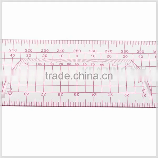 Kearing Brand Transplant Flexible 5*50cm Plastic Sandwich Line Garment Ruler for Sewing Design#8004 photo-5