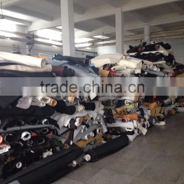 China PVC Sponge Leather C Grade Stock Lot For Sofa photo-3