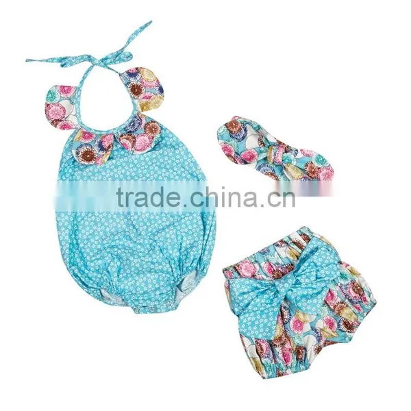 2017 NEW Summer Baby Romper Set Children Cotton Shorts Outfits Boutique Childrens Clothes Gift Sets photo-5