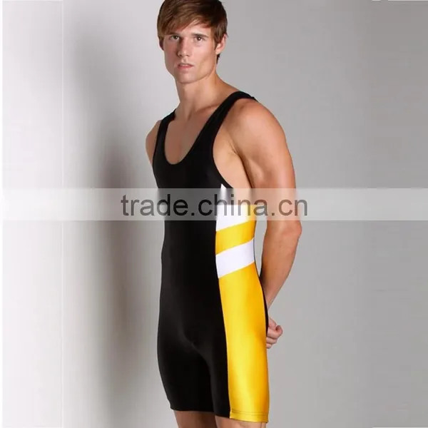 Wrestling Singlets Weightlifting Tights Suit photo-3