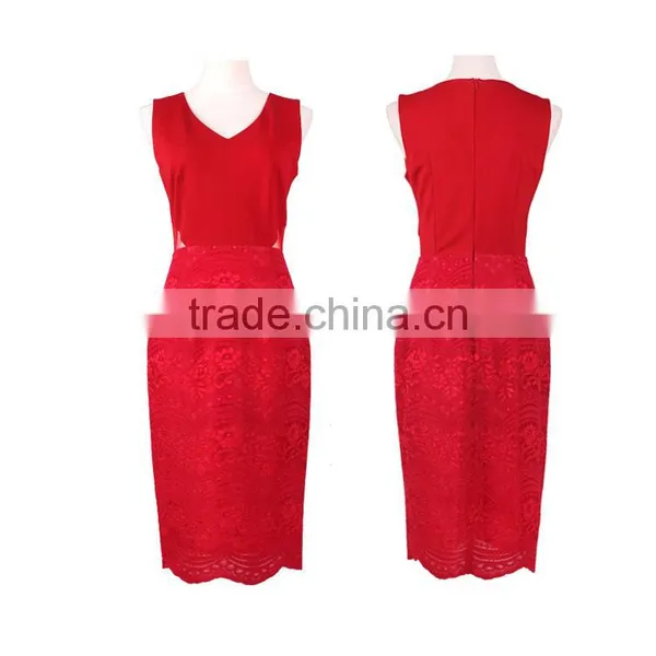 2015 Hot Selling Fashion Elegant Ladies Smart Casual Dress Guangzhou photo-4