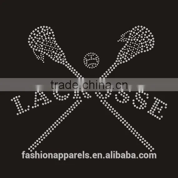 Wholesale Cheaper Custom Lacrosse Hotfix Rhinestone Crystal Ball for Cloth photo-2
