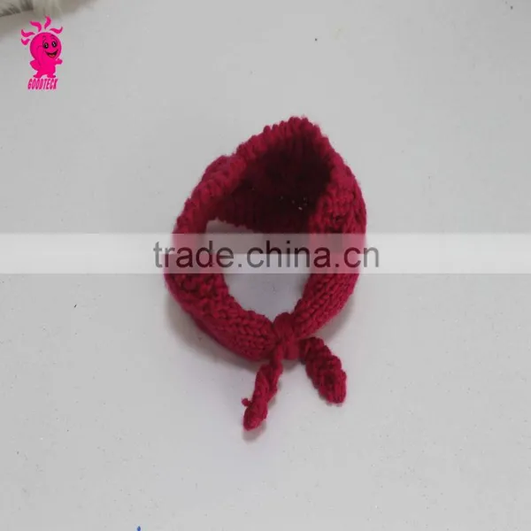 Beauty Fashion Flower Crochet Knit Knitted Headwrap Headband Ear Warmer Hair Muffs Band Winter photo-3