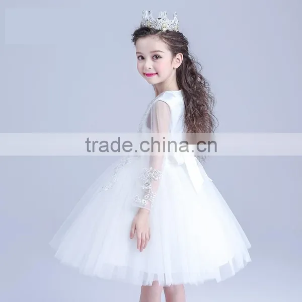New Top Quality Satin Girls Dresses Children Frocks Designs of Girl Dress photo-3
