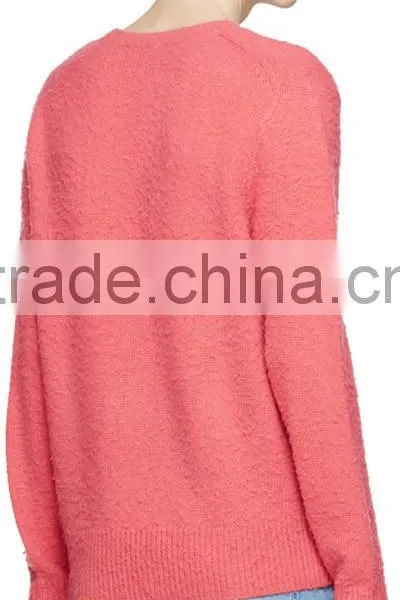 Men Red Pure Cashmere Sweaters New Design Pullover Sweater photo-3