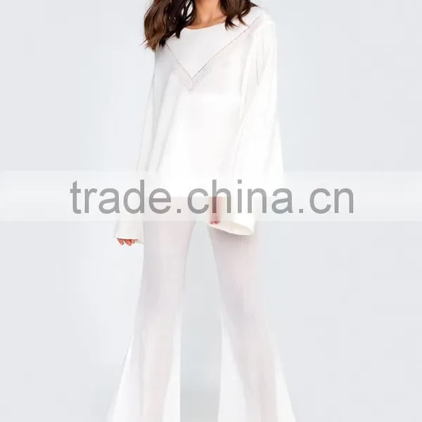 Fashion Plus Size Cashmere Merino Wool Plain Sweater Women photo-3