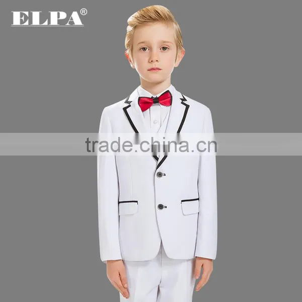 ELPA NXB0041 Designer Slimming Wholesale Black 3 Piece Kids Boys Suits photo-3