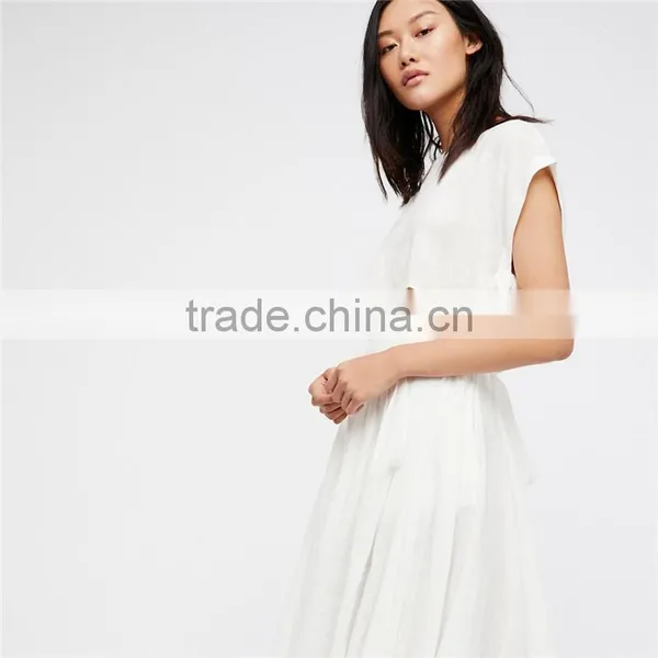 2017 OEM Summer Fashion Factory Price Women Comfortable Middle Skirt photo-5