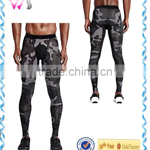 Hot Sale Mens Long Compression Sportswear Camo Pants for Yoga Wear Gym Wear High Quality Trousers For Yoga photo-2