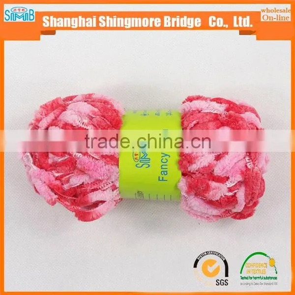 2016 Chinese Popular Colourful Polyester Fdy Yarn With 50g Ball for Knitting by Hand photo-4