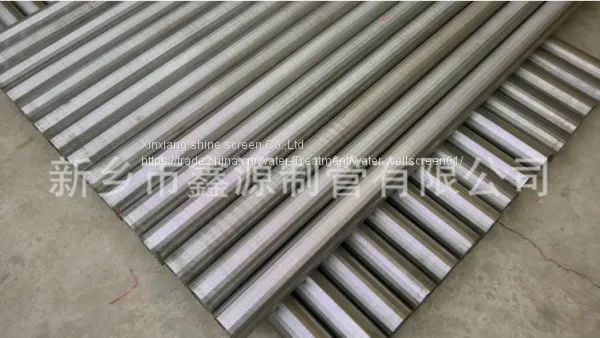 Stainless Steel Vee Wire Wound Water Treatment/intake Screen