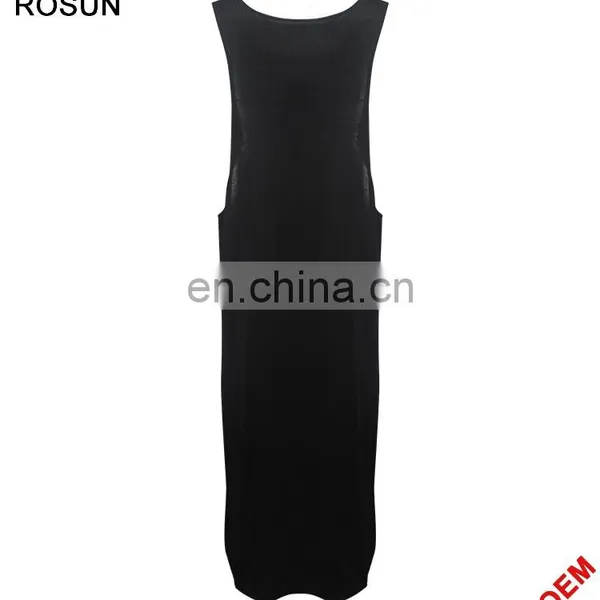 Manufacturer Viscose Girls Sweater Backless Culottes Design Tight One-piece Dress