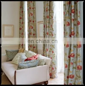 High-grade Embroidered Linen Curtains