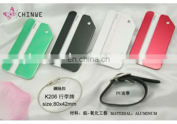 Wholesale Colorful Aluminum Luggage Tag With Logo photo-3
