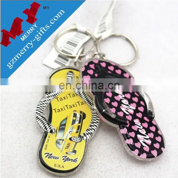 Factory Directly Supply Cheap Blank Keychain / Printed Acrylic Keychain photo-3