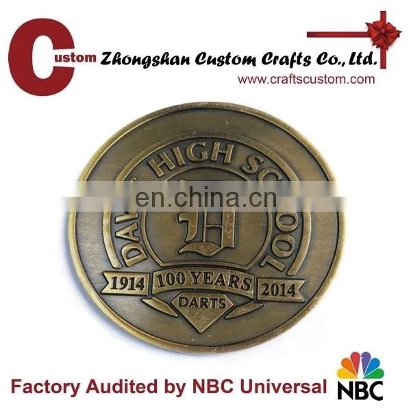 Custom Cheap Souvenir Fake Silver Metal Coin photo-4