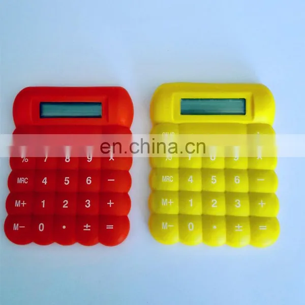 Mini Silicone Plastic Rubber Smart Promotion Calculator photo-6