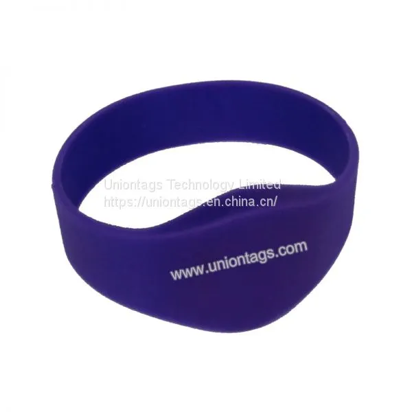 Factory Price Ti2048 Ti2k Chip RFID Silicone Wristband for Hotel Swimming Poor