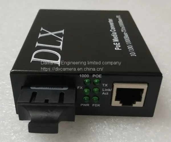 POE IP Camera to Fiber Converter 10/100M/1000M POE IP Fiber Optical Transmitter and Receiver Single Por POE Fiber Conver photo-3