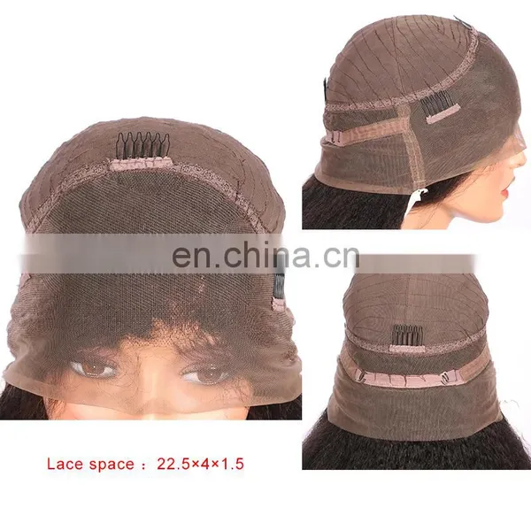 Wholesale Price Customized Curly Virgin Brazilian Hair 360 Lace Frontal Wig photo-6
