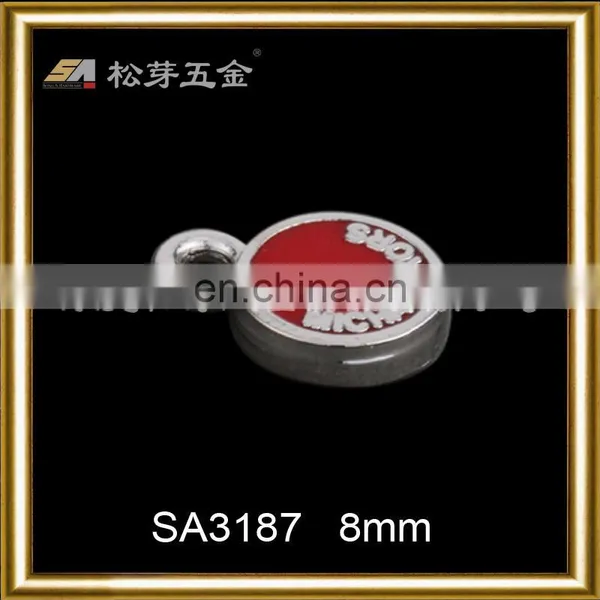 Custom Round Enamel Zipper Puller, Metal Zip Puller for Cloth/handbag photo-4
