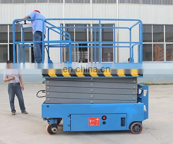 7LGTJZ Shandong SevenLift Automatic Self Propelled Electric Aerial Window Cleaning Scissor Manlift photo-6