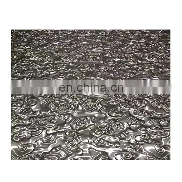 304 Embossed Water Ripple Design Pattern Plate Stainless Steel Sheet Manufacturer In China photo-4