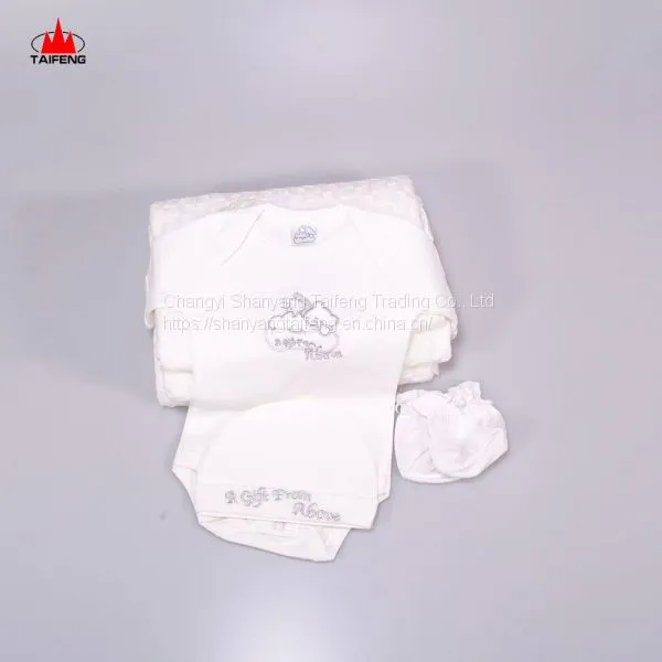 100%Acrylic Pullover Baby Sweater With Baby Blanket Suits photo-5
