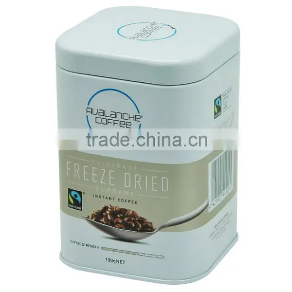 Square Coffee Can