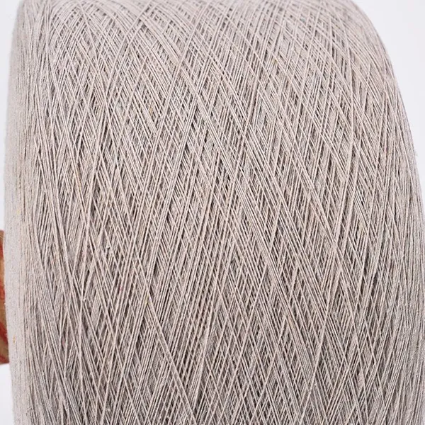 Manufacturers Supply Ne7s Light Gray 40/60 TC Polyester Cotton Yarn for Gloves photo-4