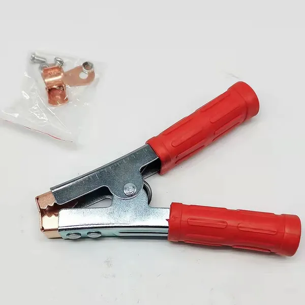 High Pressure Brass Spring Rubber Coated Handle Iron Copper Nickel Plating Battery Clip Alligator Clip Alligator Clip photo-4