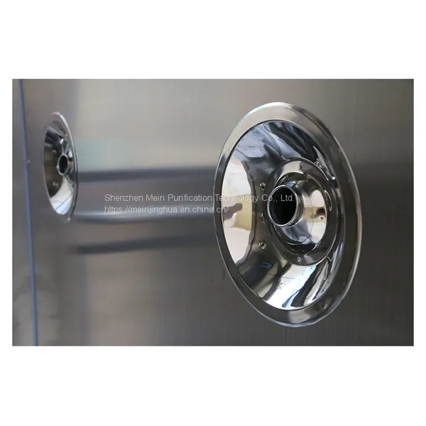 MRJH Manufacturer Explosion-Proof 201 304 Stainless Steel Air Shower for Clean Room Entrance Air Shower photo-4